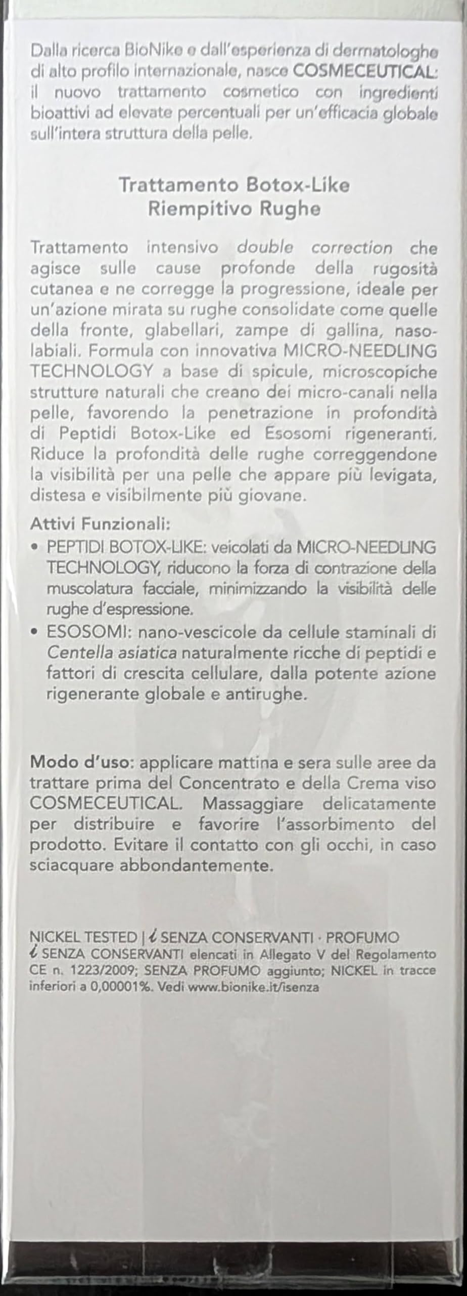 BioNike COSMECEUTICAL MICRO SHOT