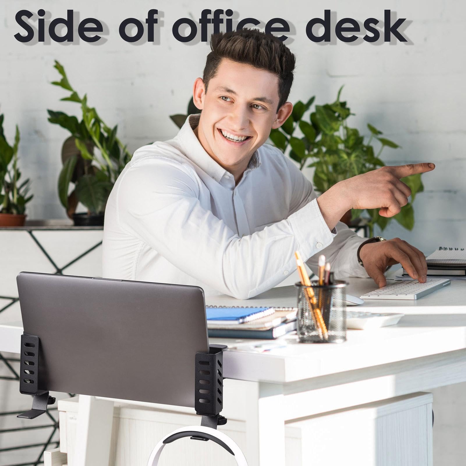 Organizer na laptopa na biurko, regulowany uchwyt na laptopa