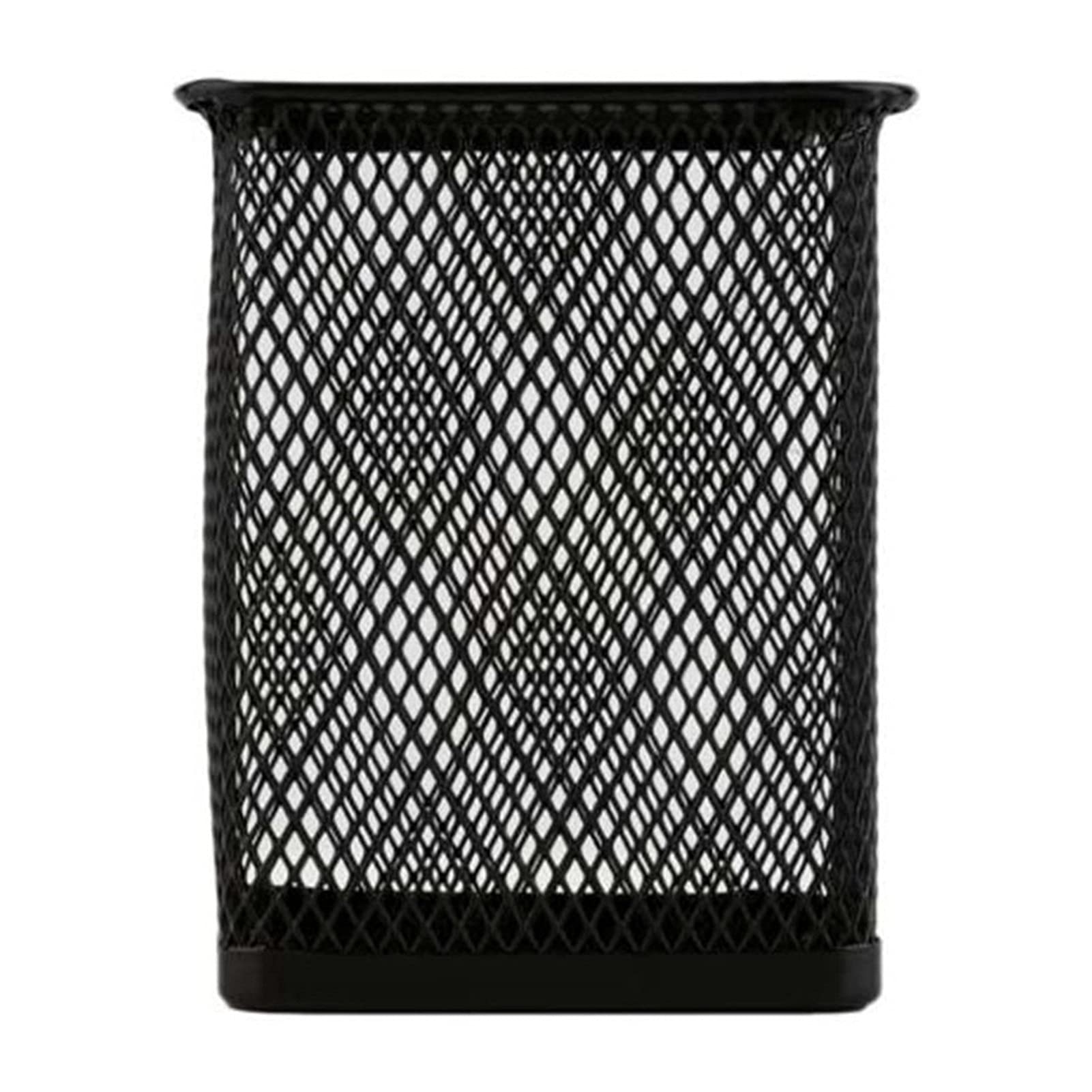 Porte Stylo Bureau 12 PCS Square Porte-stylos Porte-Crayons Titulaires de Crayons Métal Mesh Stylo Boîtier Pencil Bureau Organisation Outils Étude de Bureau Porte-Crayons/Porte-Stylo