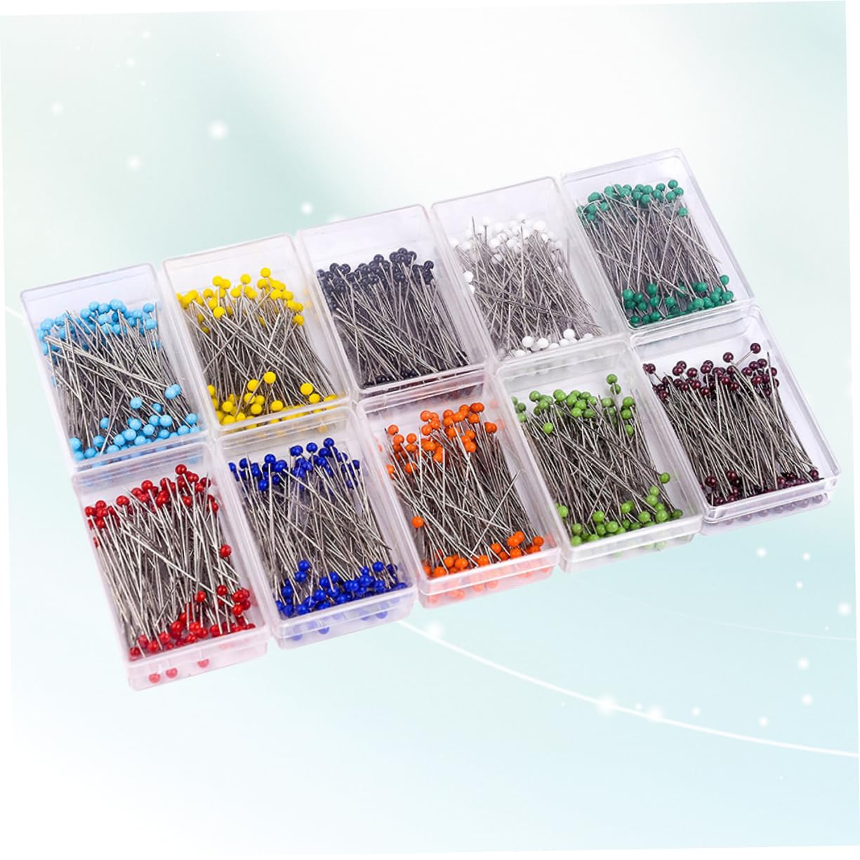 ARTIBETTER 100pcs Glass Pearlized Head Ball Sewing Pins 38mm DIY Crafts Jewelry Dress Making - Image 4