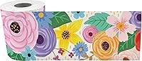 Vista 2 de Teacher Created Resources Wildflowers - Borde enrollado recto – 50 pies – Decora tablones de anuncios, paredes, escritorios, ventanas, puertas