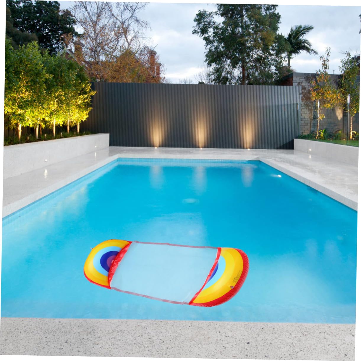 TOYANDONA Amaca Gonfiabile Piscina Anello Gonfiabile Boa Galleggiante Gonfiabili per Adulti Galleggianti Portatili Letto Gonfiabile per Piscina Materassino Galleggiante per Nuoto