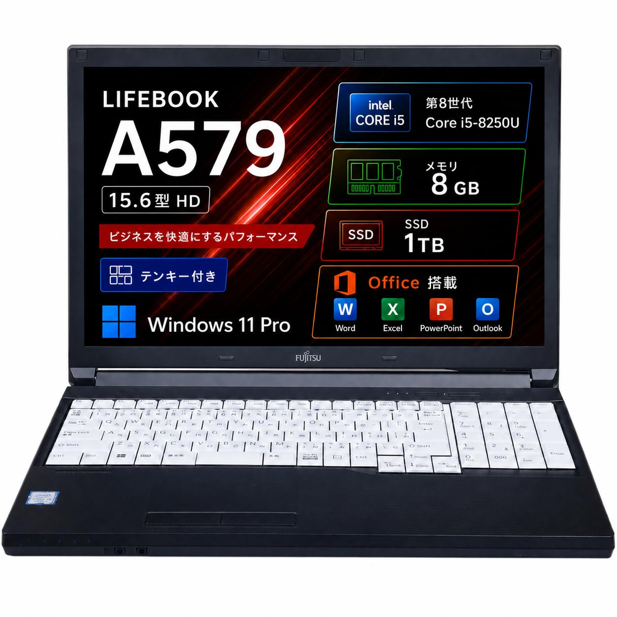 Amazon.co.jp: 【整備済み品】ノートパソコン 富士通 LifeBook A579