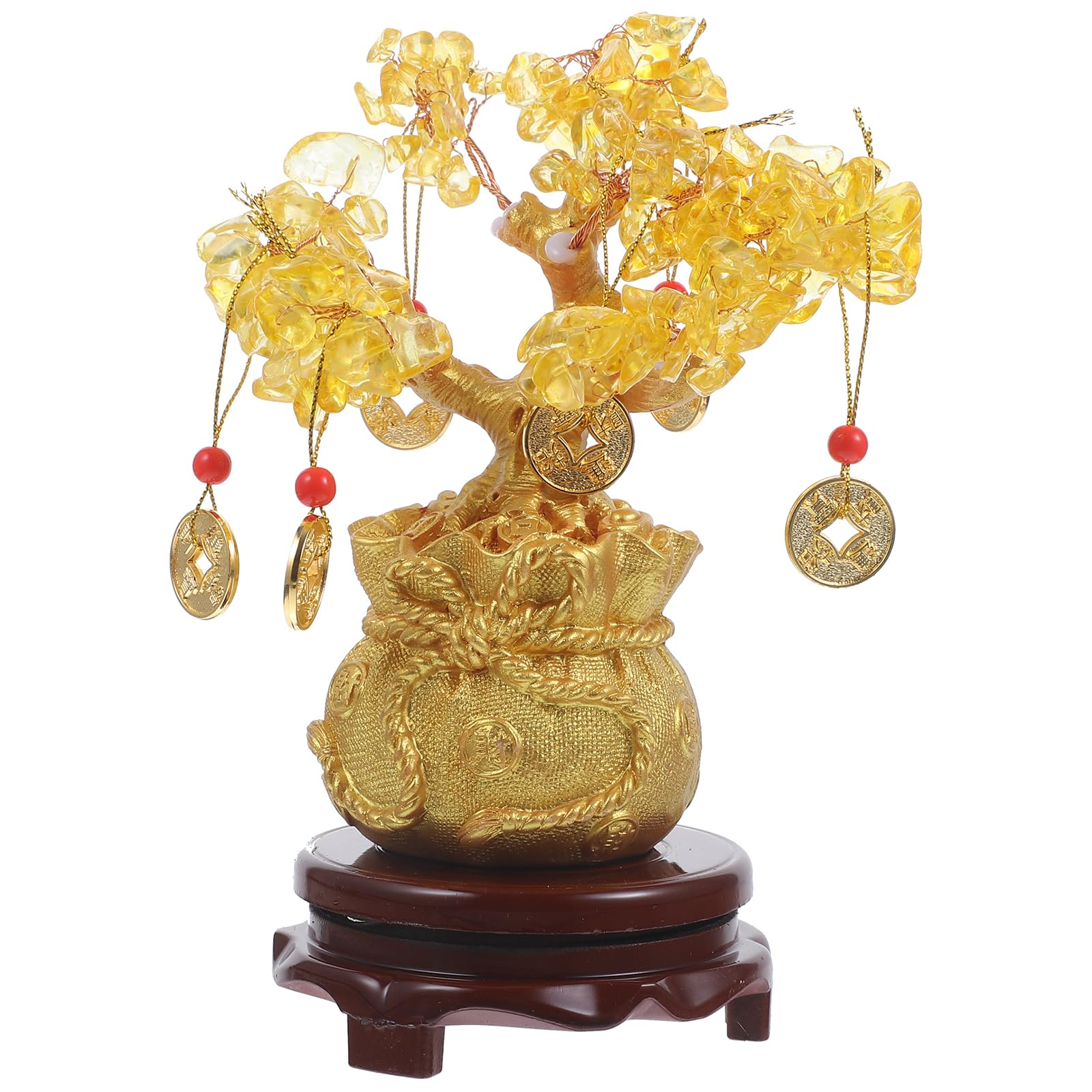Arbre d' Feng Shui Citrine pour Décoration DIY Salon et Coin Méditation