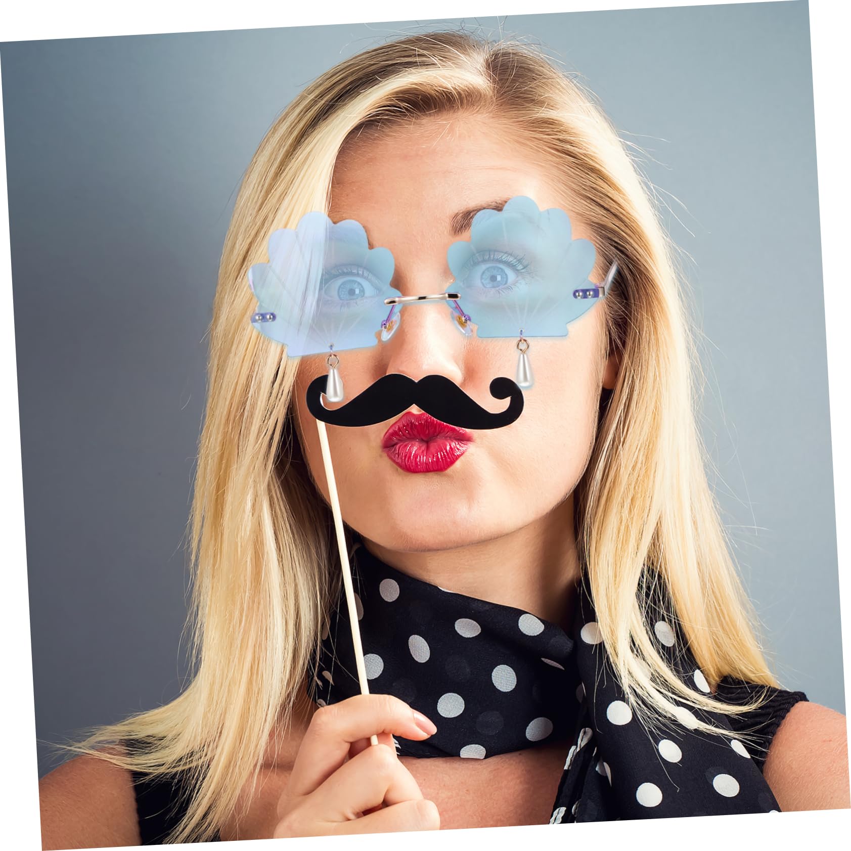 BESPORTBLE Powłoki Wisiorek Okulary Funky Okulary Przeciwsłoneczne Rave Okulary Przeciwsłoneczne Party Okulary Dla Dorosłych Disco Okulary Przeciwsłoneczne Okulary Bez Oprawek Fantazyjne