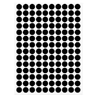 Vista 1 de uxcell 1 Hoja/140 Piezas de Pegatinas para Cubrir Agujeros de Tornillo, 12 mm de Diámetro, PVC Autoadhesivas, Tapas a Prueba de Polvo para Muebles