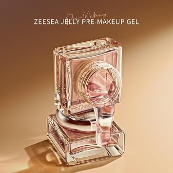 zeesea Hydrating Jelly Makeup Primer, Gel-Based Moisturizing Grip Makeup Lotion for Long Lasting, Restoring Makeup Primer for all Skin Type including Sensitive Skin, 1.06 Oz (30 g)