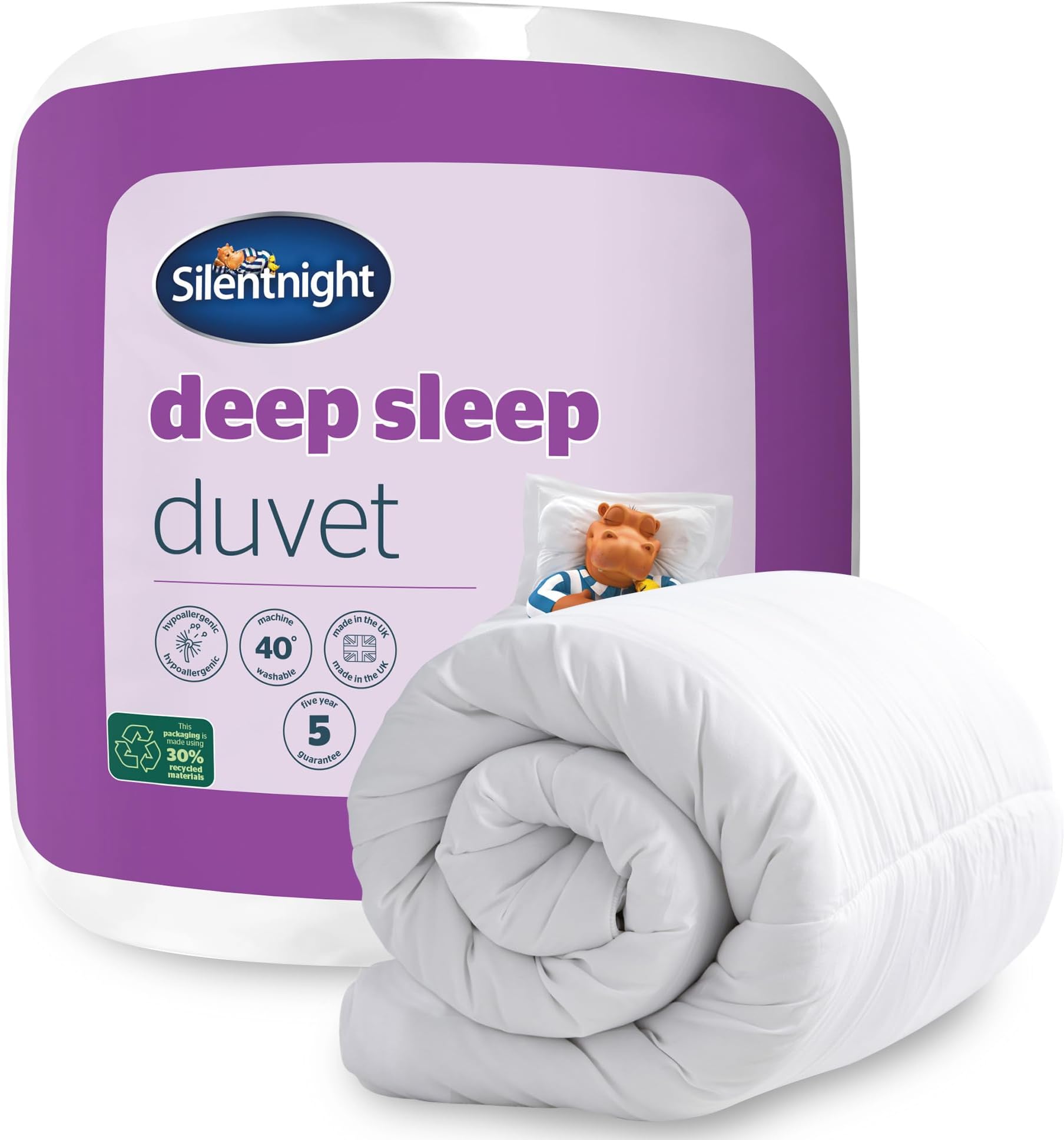 Deep Sleep Duvet - 10.5 Tog, Single