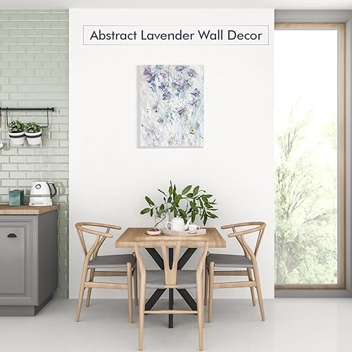 Miniatura 6 de Appalachian Arts Arte de pared abstracto de lavanda de 12 x 16 pulgadas, arte abstracto de pared de baño, decoración estética de habitación, arte de