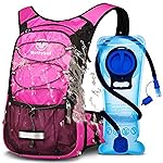 Mothybot Hydration Pack, Insulated Hydration Backpack with 2L BPA Free Water Bladder and Storage, Hiking Backpack for Men, Women, Kids for Running, Cycling, Camping - Keep Liquid Cool up to 5 Hours