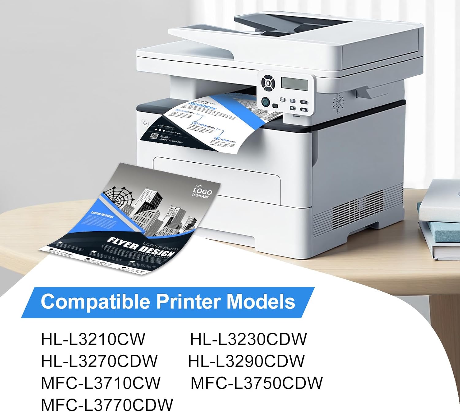 TN227 Toner Cartridge Set Replacement for Brother TN-227 TN223 Compatible with Brother HL-L3270CDW HL-L3210CW MFC-L3710CDW HL-L3290CDW MFC-L3750CDW L3710CW HL-L3230CDW L3230CDN Printer,4-Pack