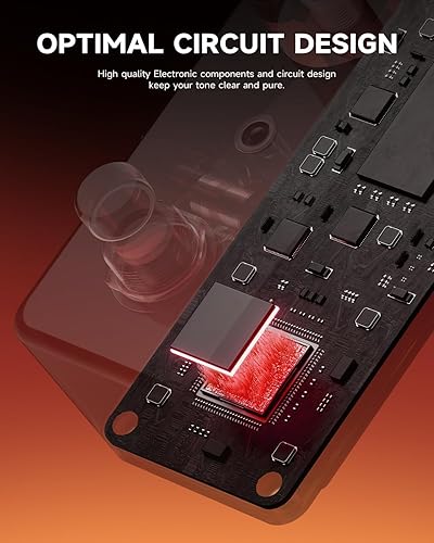 Miniatura 5 de Donner - Pedal de guitarra de distorsión, distorsión Morpher, 3 modos, natural, apretado, clásico, metal de los 80 Crunch para guitarra eléctrica,