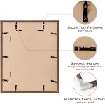 Picture Frame, Solid Oak Wood Picture Frames, Wooden Photo Frame for Wall or Tabletop Display