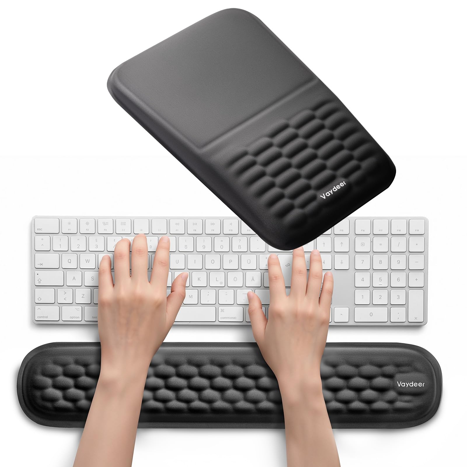 2-in-1 Keyboard & Mouse Wrist Rest Set