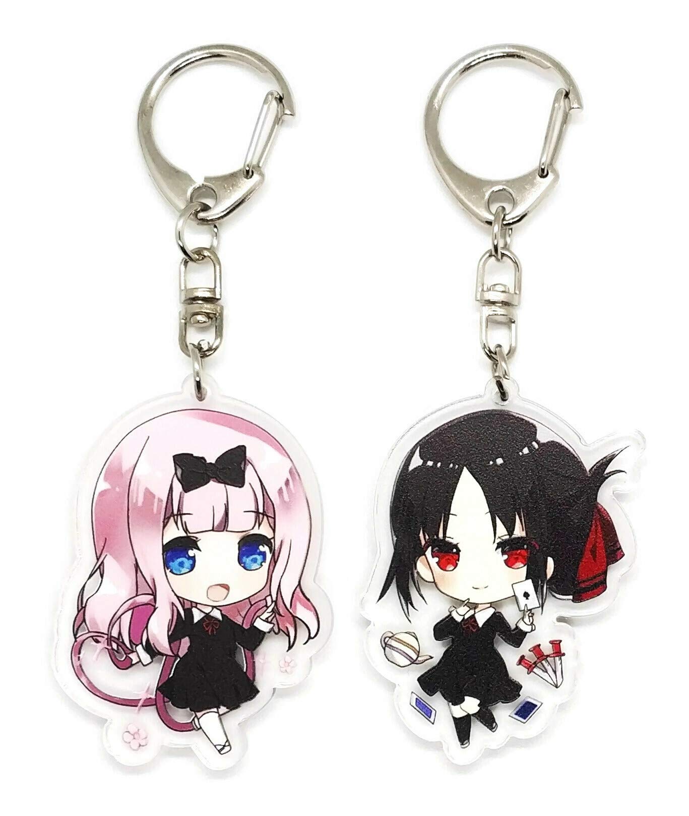 EBTY DREAMS Inc. - Set of 2 Kaguya-sama Acrylic Keychain Kaguya Shinomiya, Chika Fujiwara v1