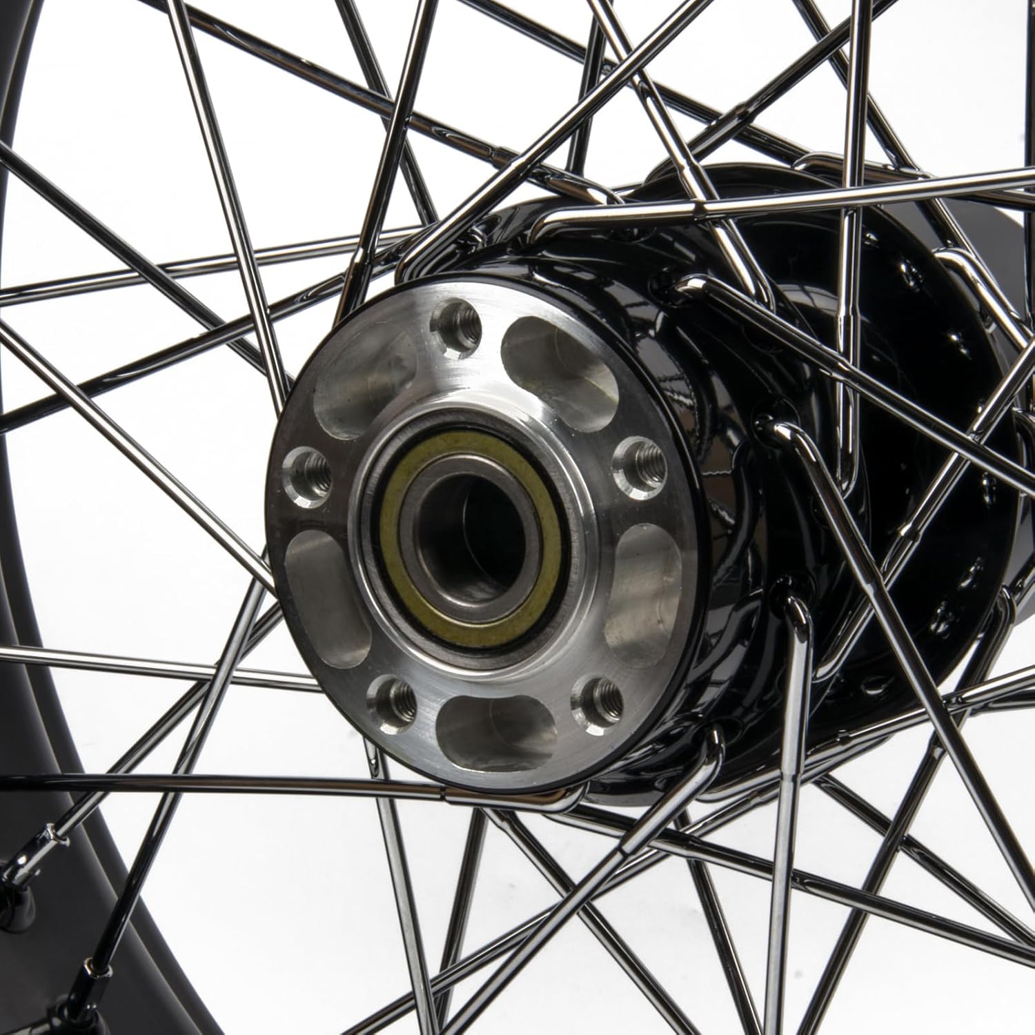 16x3.5 Rear Wheel for '18-later Street Bob Softail Standard '12-later Deluxe Heritage Slim 16 Inch Black Tubeless Aluminum Wheel Stock Replacement Parts (16x3.5 Rear)