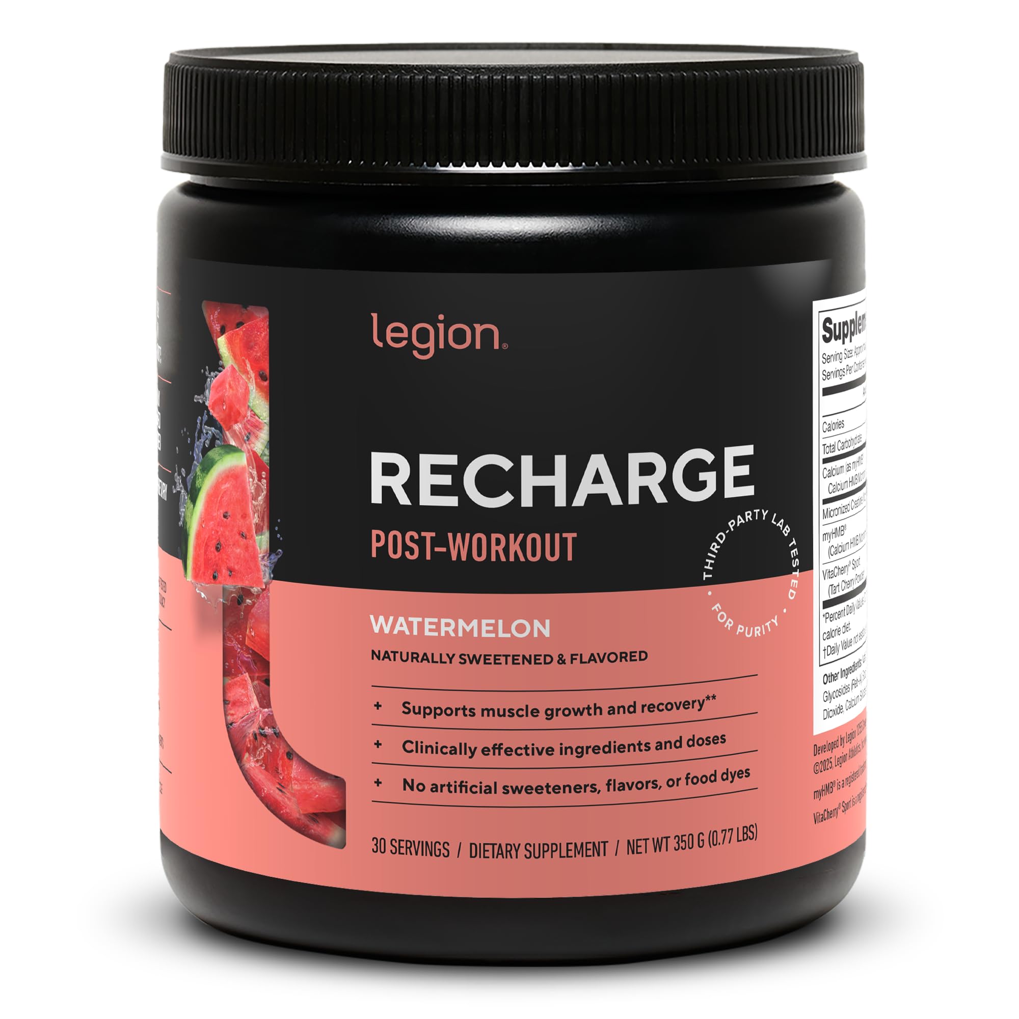 LEGION Recharge Creatine Post Workout Recovery Powder, Strawberry Lemonade — Amazon image 11