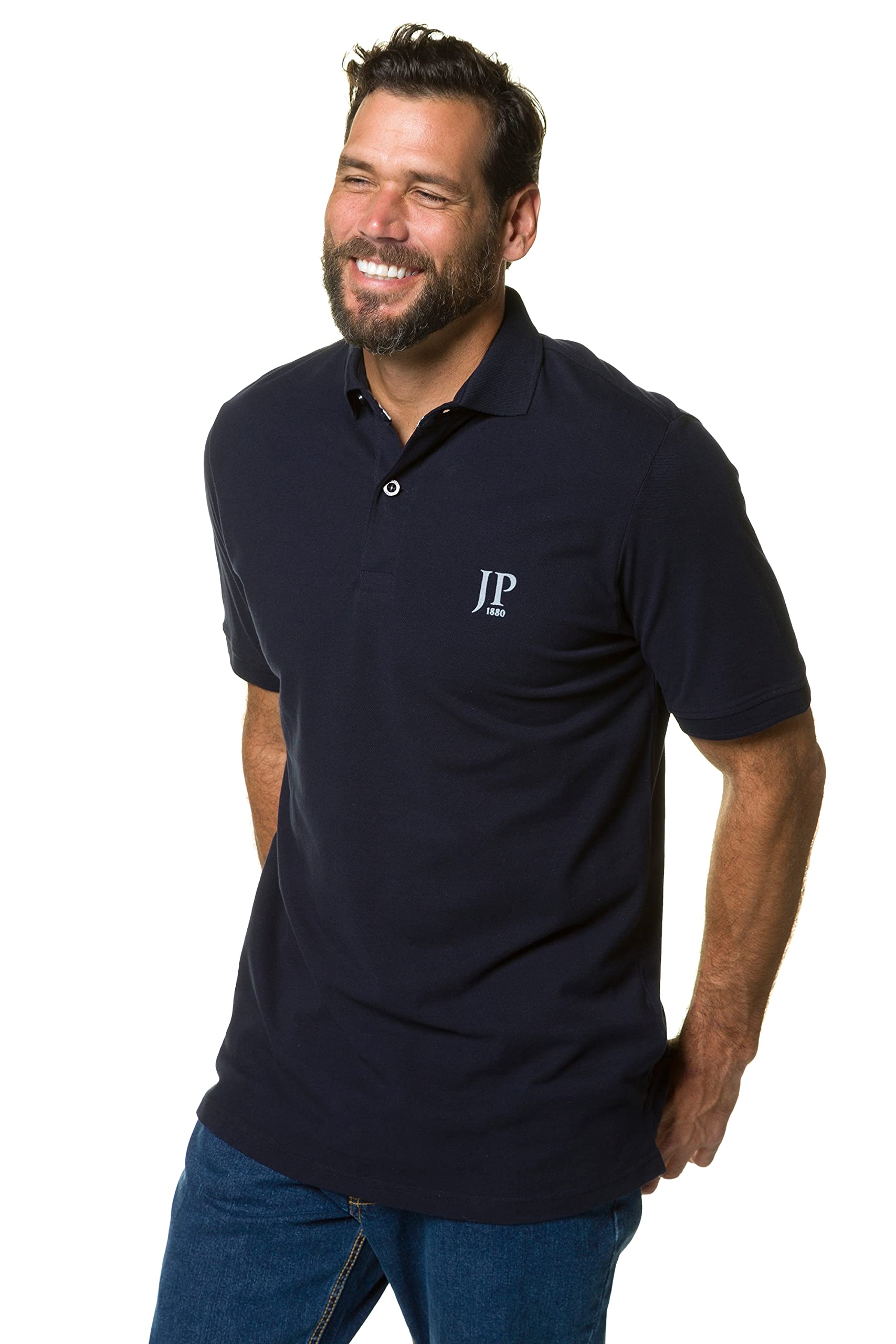 JP 1880 Koszulka polo Mężczyźni Poloshirt Piquee 1/2 DP
