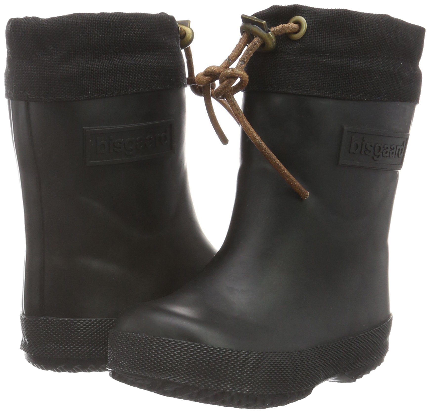 Bisgaard Unisex Kinder Thermo Gummistiefel, Schwarz, 34 EU