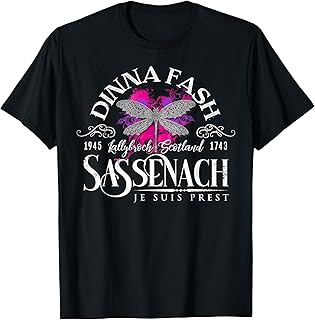 Dinna Fash Sassenach Dragonfly Paint Splash T-Shirt