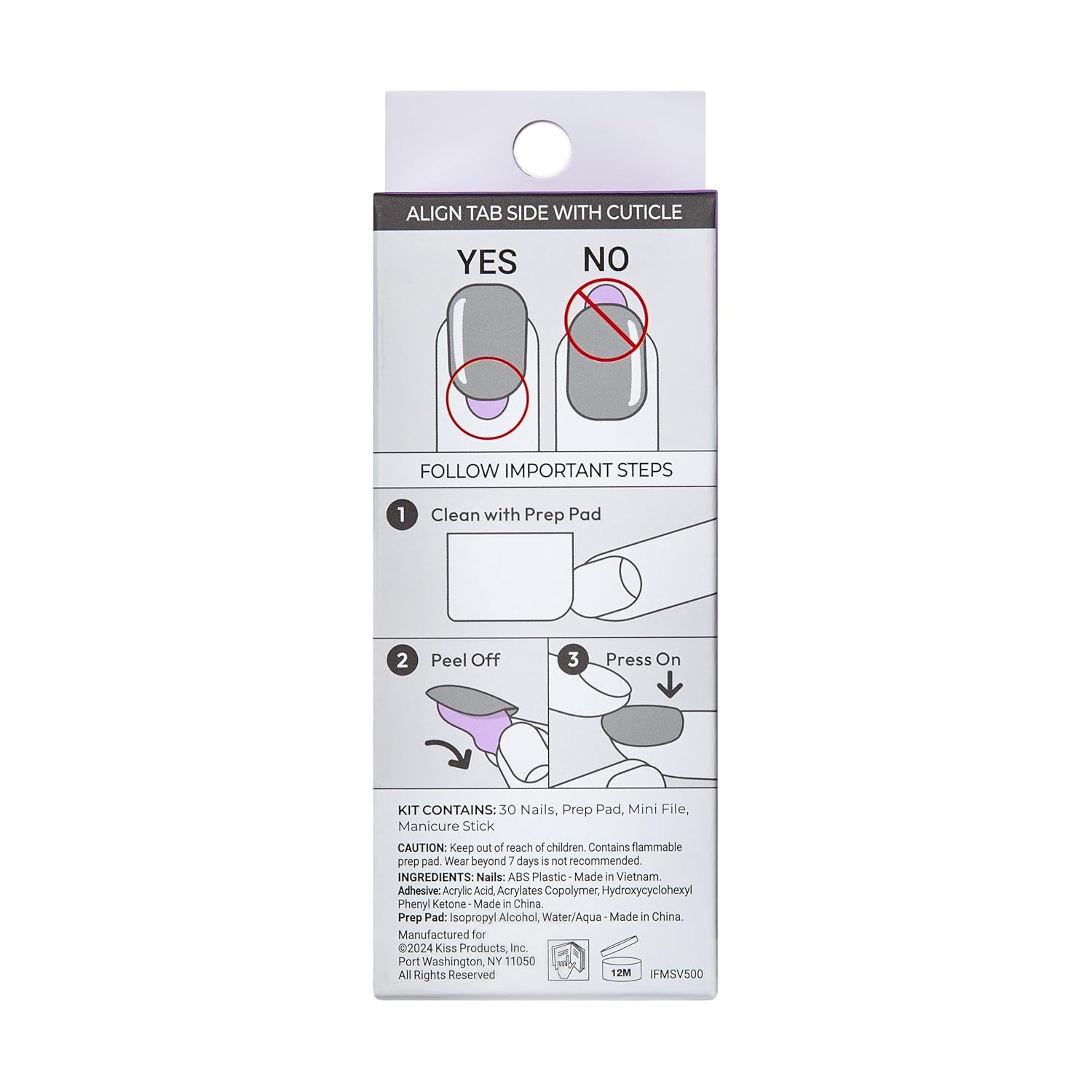 Kiss Impress No Glue Press On Nails, French Manicure - Image 9