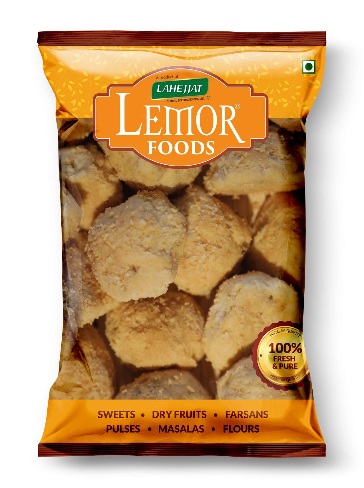 Lemor Jeera Butter (400 Gms, 2 Packets of 200 Gms each) | Munching Puffed Snacks for Foodie Indians