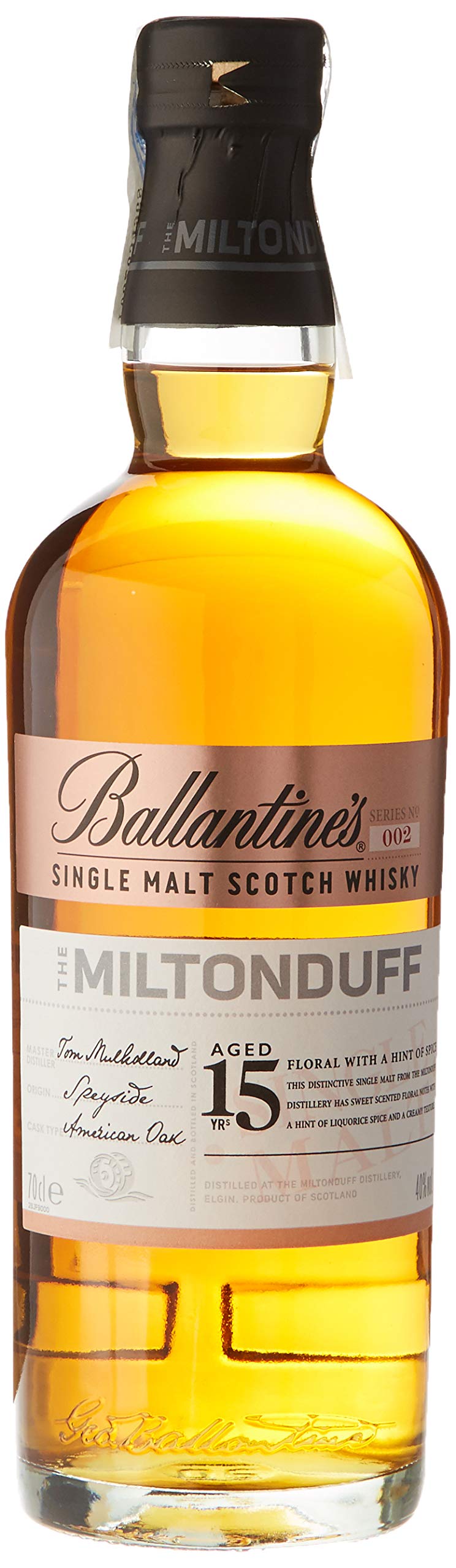 Ballantine's The Miltonduff 15 Years Old Single Malt Scotch Whisky