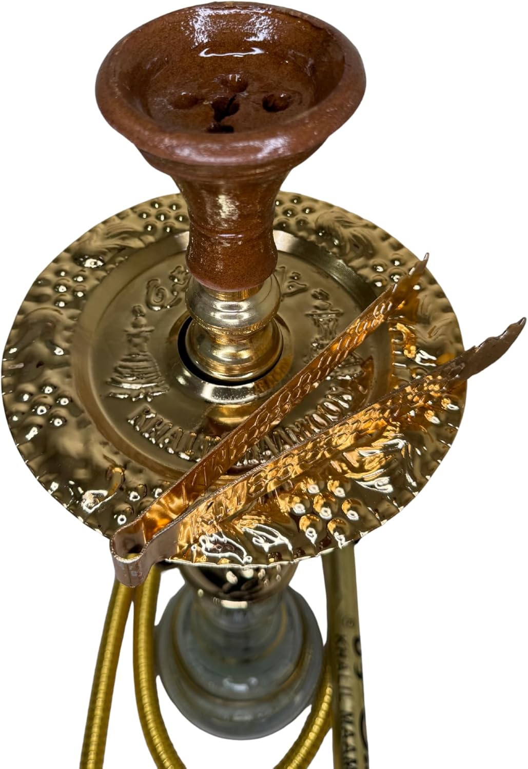 Khalil Maamoon Egyptian Hookah shisha set handcrafted, ice eidco small