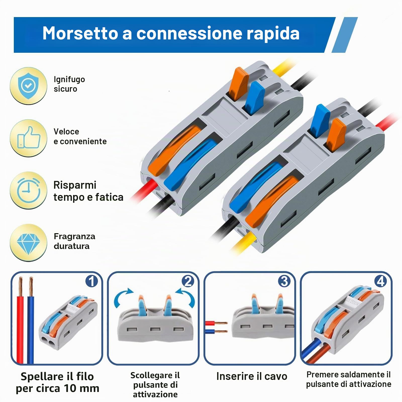 Converter Boost da DC 12V a 48V 8A 384W Convertitore di Tensione con Connettore Rapido, Step up Regolatore Trasformatore Modulo di Alimentazione Convertitore
