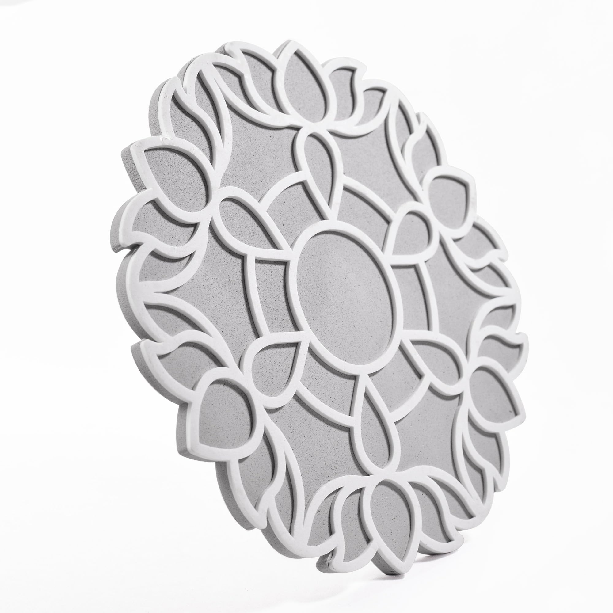 Island Rangoli 11'' Ananta Design Rangoli Template for Diwali décor | Festive décor Rangoli | Floor Art | Floating Rangoli | 3D Rangoli (11 inches) 1