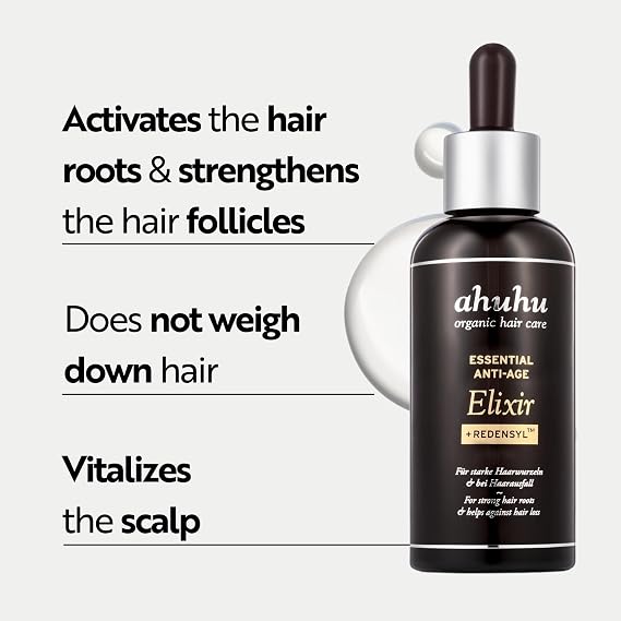 Ahuhu Essential Anti-age Elixir With Caffeine & Redensyl (3.38 fl. oz)