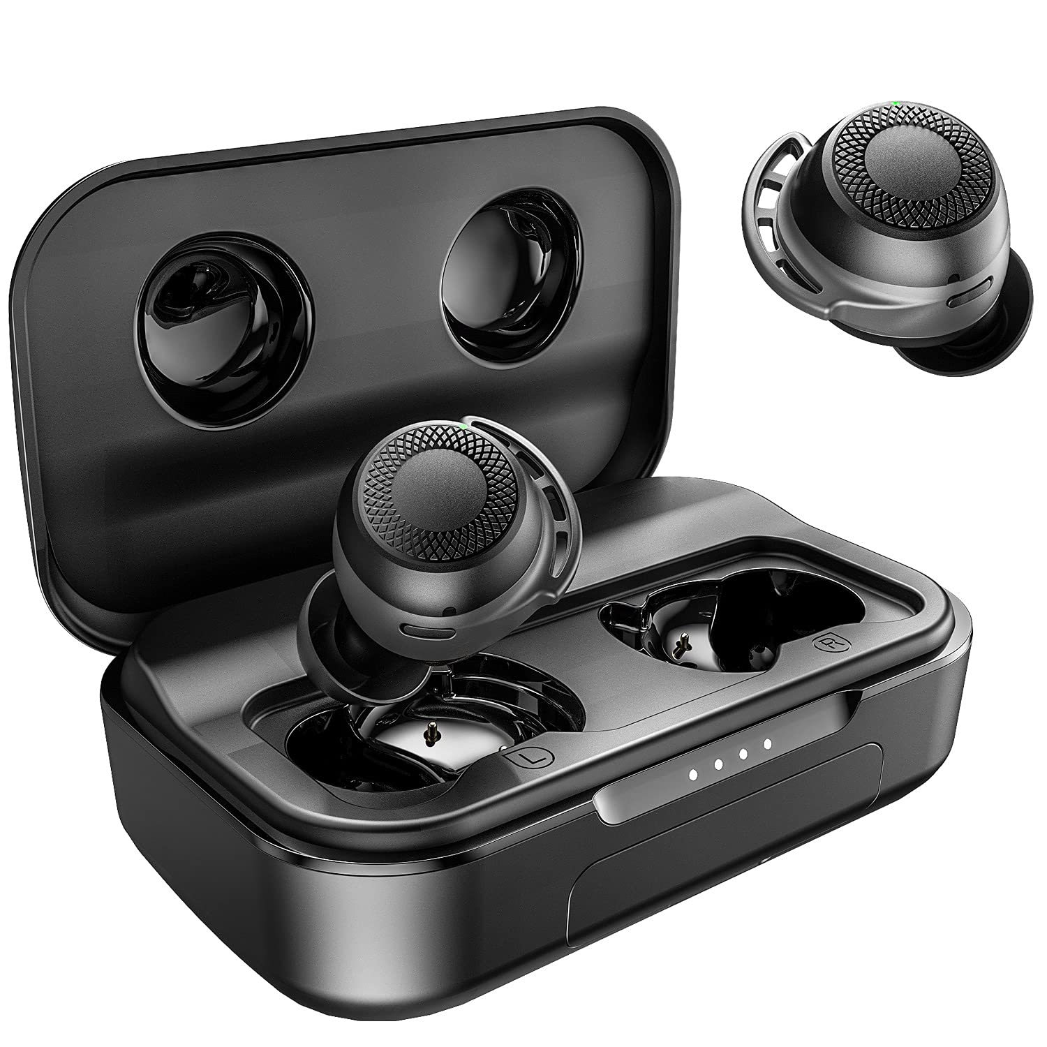 Wireless Earbuds Bluetooth, AMINY U-Air6 Sport Bluetooth Earphones IPX8 Waterproof Inear Bluetooth Earbuds Wireless Headph...
