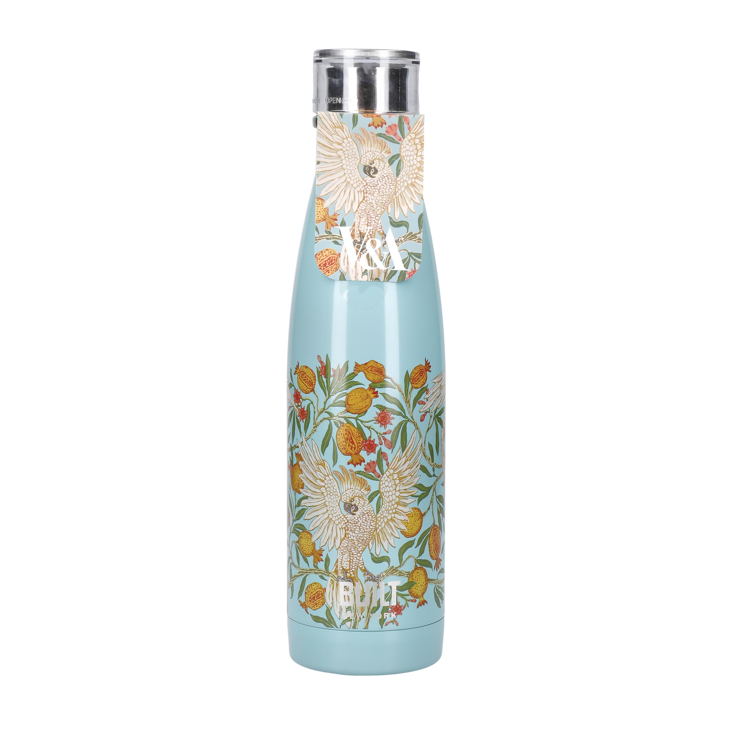 Built Perfect Seal Leakproof Insulated Water Bottle/Thermal Flask, Stainless Steel, 480 ml, Cockatoo, 500 ml - Image 4