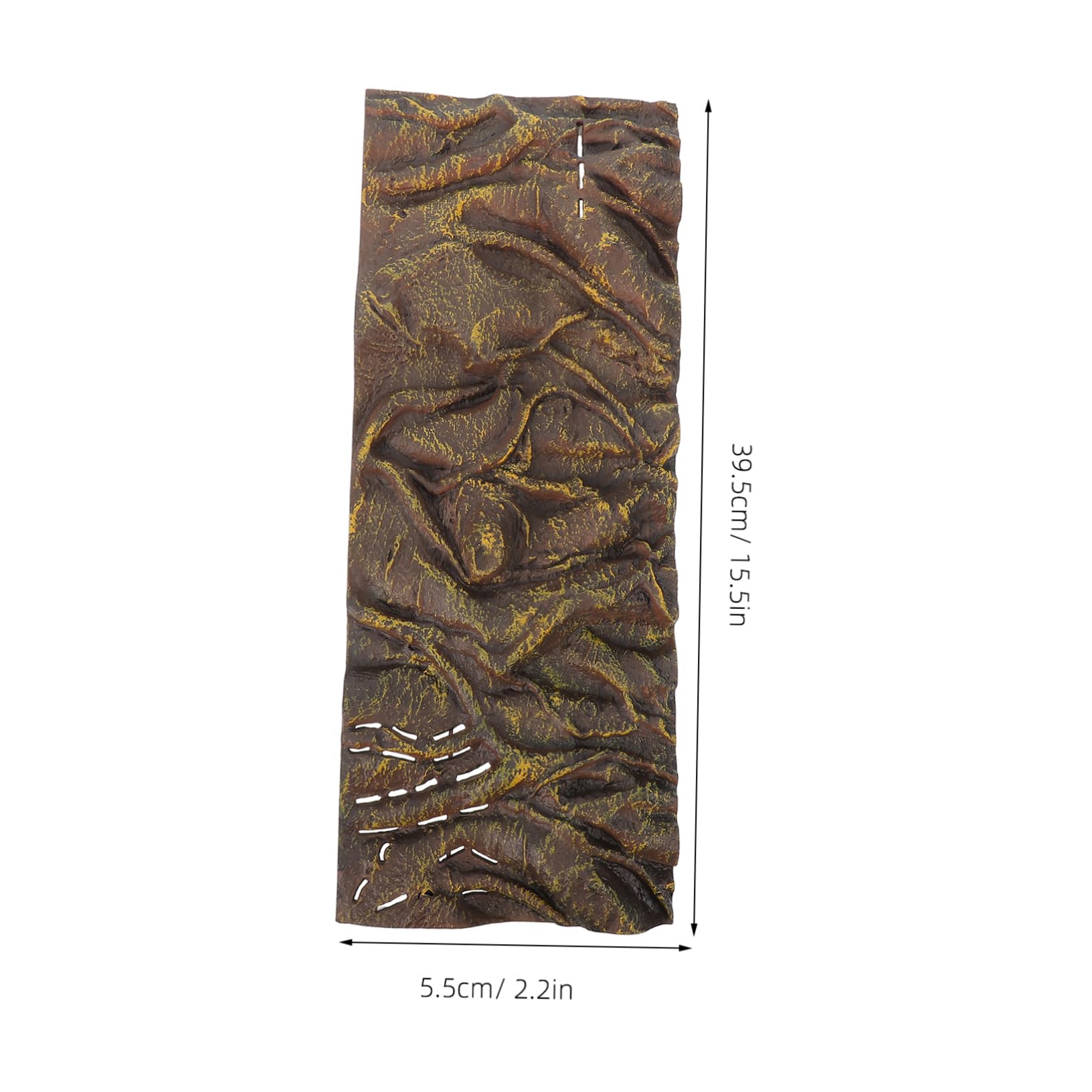 HOLIDYOYO Reptile Tank Decoration Waterproof Cork Bark Background Moss for Aquarium