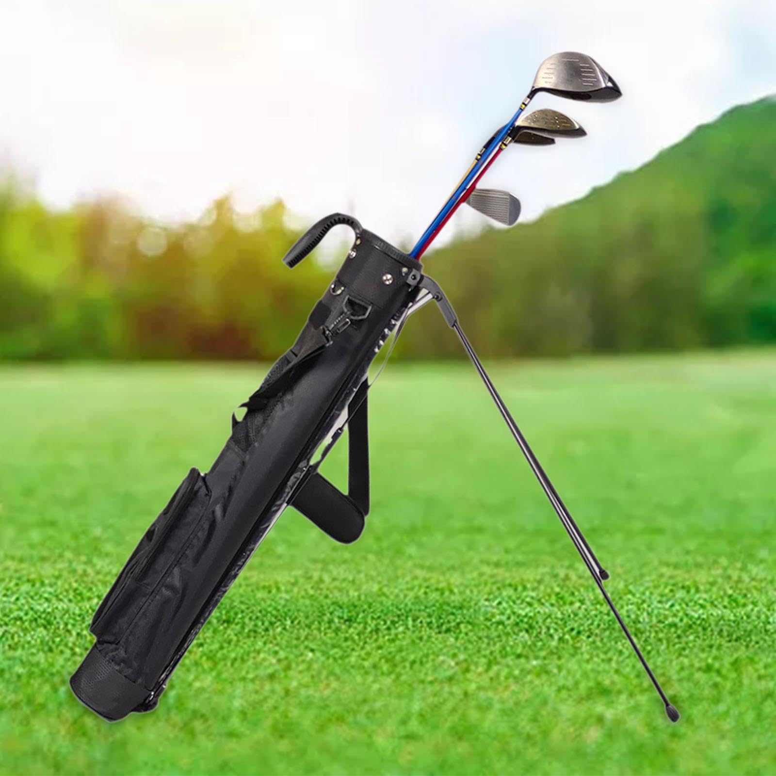 Sacca Da Golf con Treppiede, Dotata di Scomparti per I Tee, Idrorepellente, Professionale, Leggera E di Grande Capacità.
