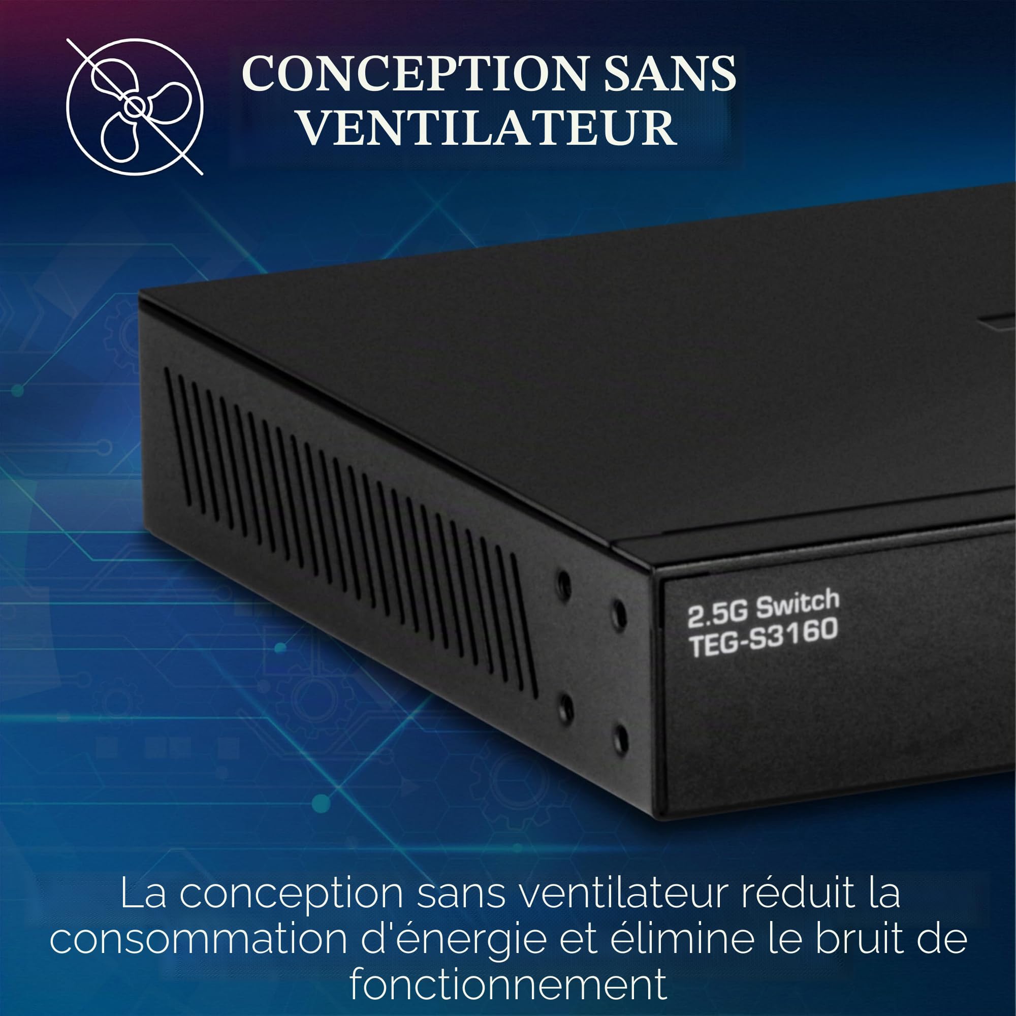 Trendnet 16-Port Unmanaged 2.5g Desktop (teG-S3160)