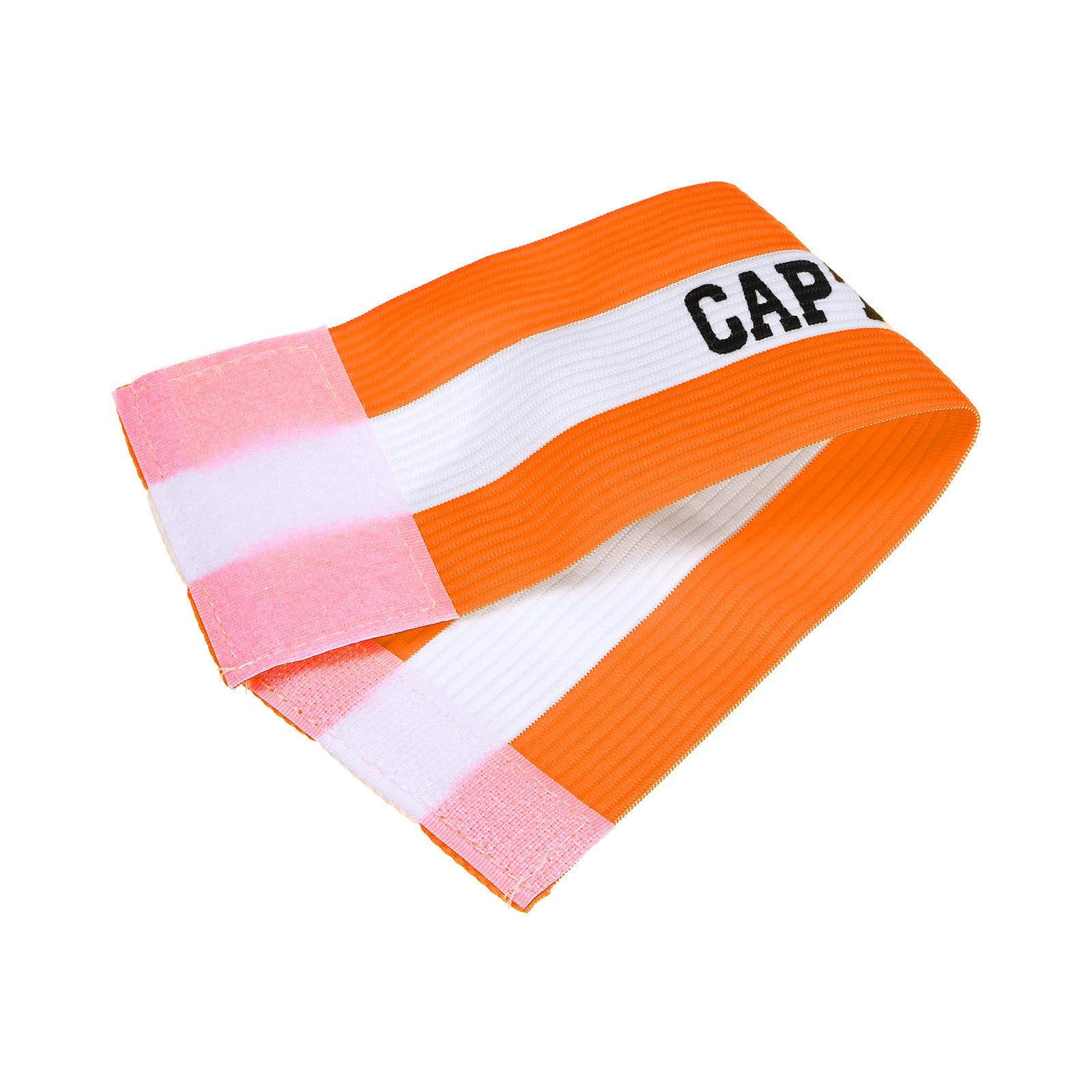 YOKIVE Captain Armband, Nylon Protective Arm Badge, Adjustable Flexibility, Great for Team Training Competitions (Orange - Image 3