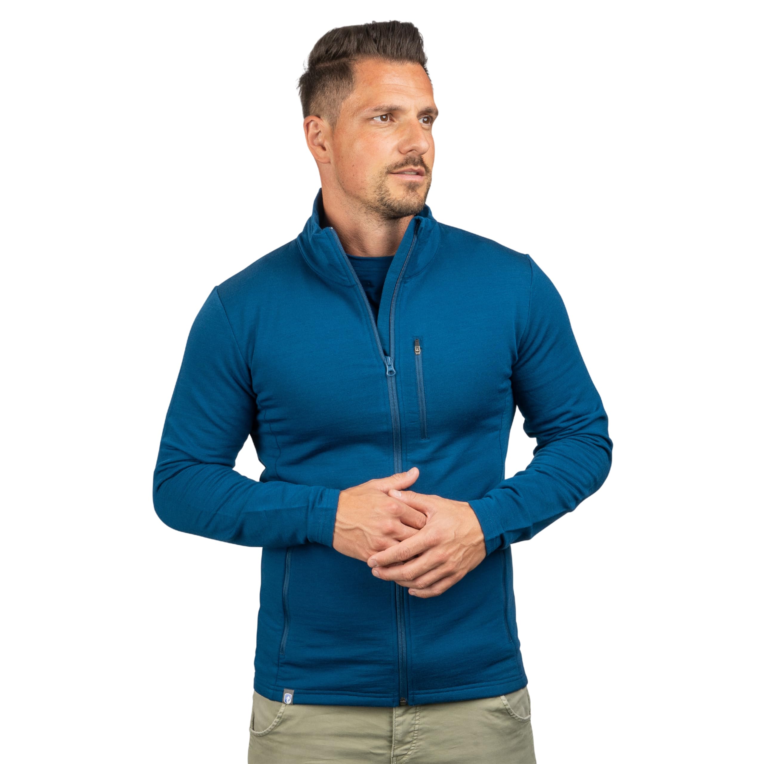 ALPIN LOACKER giacca da uomo merino 270 g/m² per l'outdoor e sport