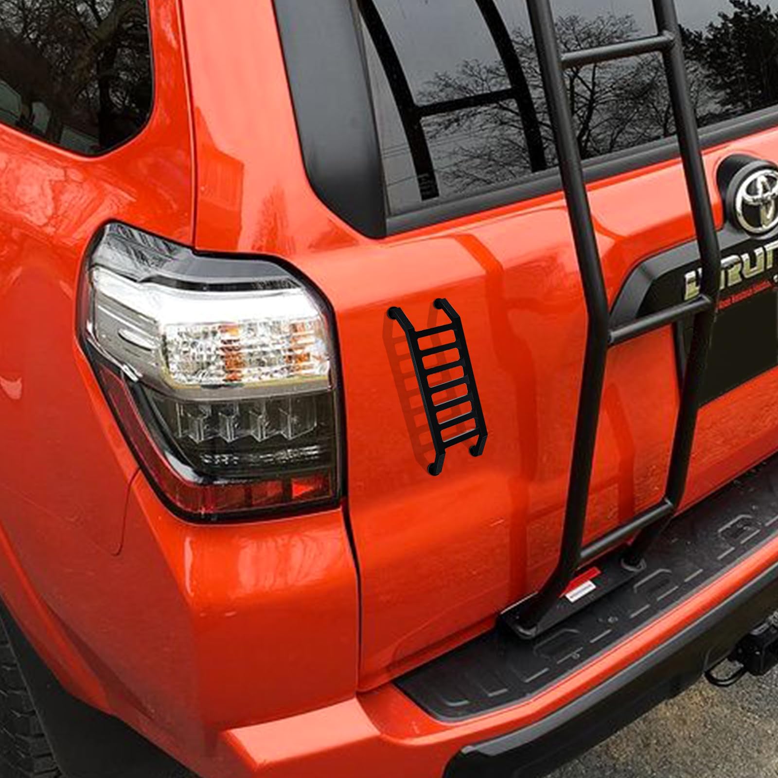 Widdle Wadder 8-Inch Magnetic Ladder Magnet For Car, Truck, Fridge - Strong ABS Plastic With Adhesive Pads, Dishwasher Safe (Black) - View #4