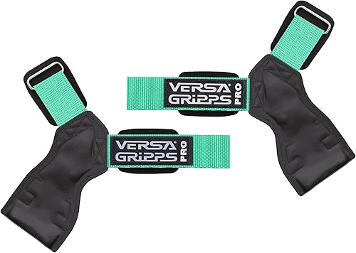 Vista 19 de Versa Gripps® - Correas de muñeca Pro para levantamiento de pesas, fabricado en los Estados Unidos, el mejor accesorio de entrenamiento Naranja