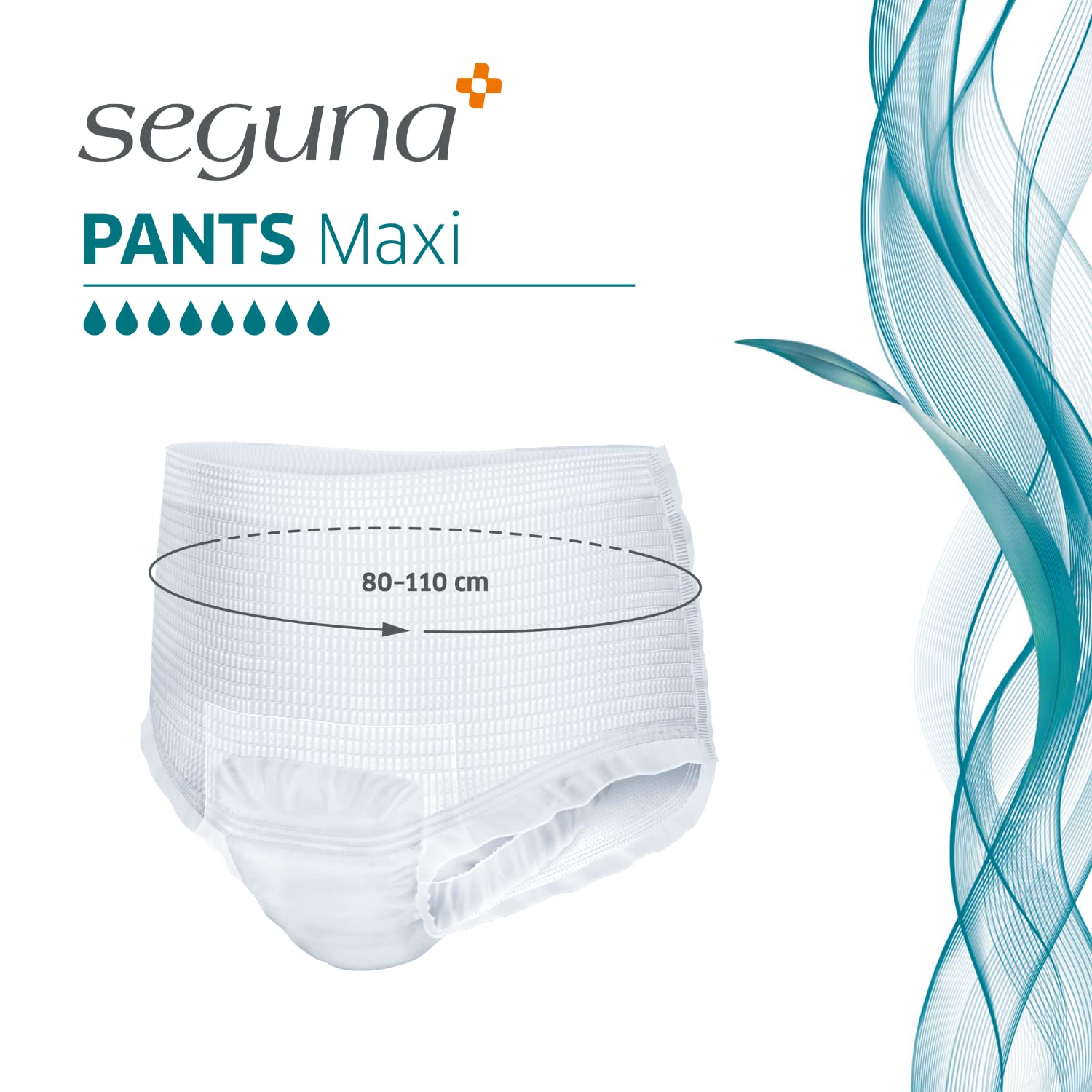 SEGUNA Pants Maxi, Inkontinenz Pants, Windelhosen für Erwachsene, Frauen, Männer, Inkontinenzhosen bei Blasenschwäche (M (Sparpaket 4 x 20 Stück))