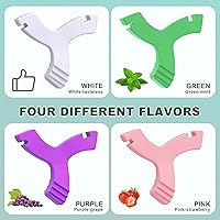 Vista 5 de DLENP - Masticables para alineador Invisalign, 4 unidades masticables en forma de Y para bandejas de alineador de asiento de ortodoncia