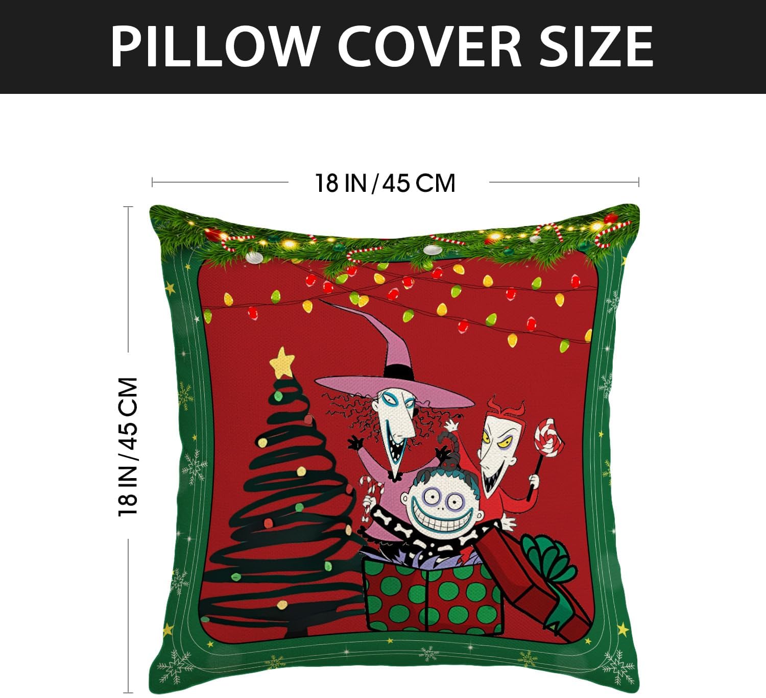 Christmas Decorations Halloween Pillow Covers Pillow Cases New Year Winter Xmas Decor Christmas Decorations for Home Party