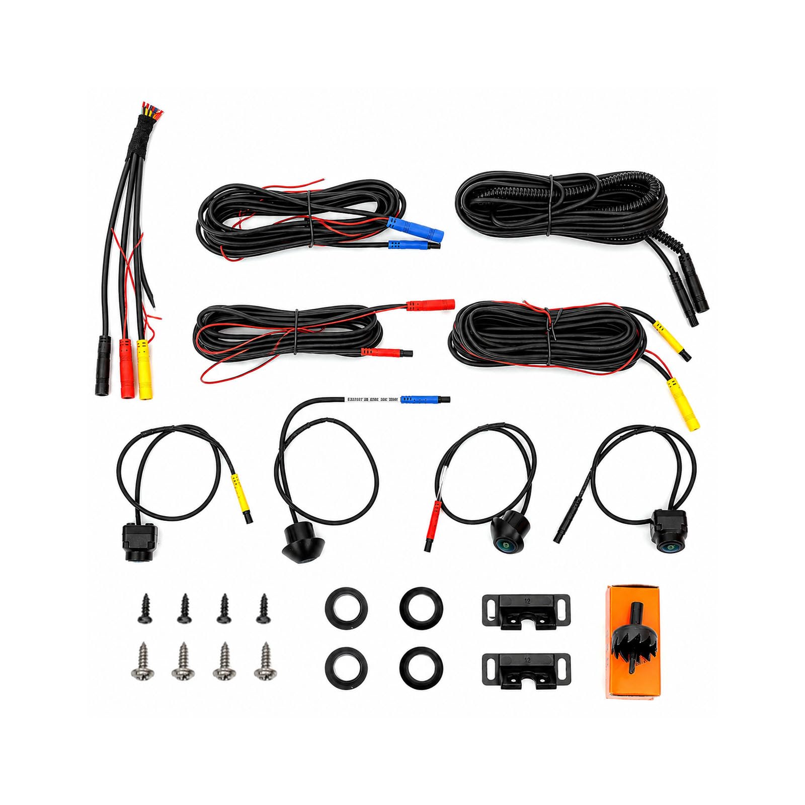 Car AHD 720P/1080P 360° Panoramic System Reversing Camera Set for Android Auto Radio High-Definition Camera