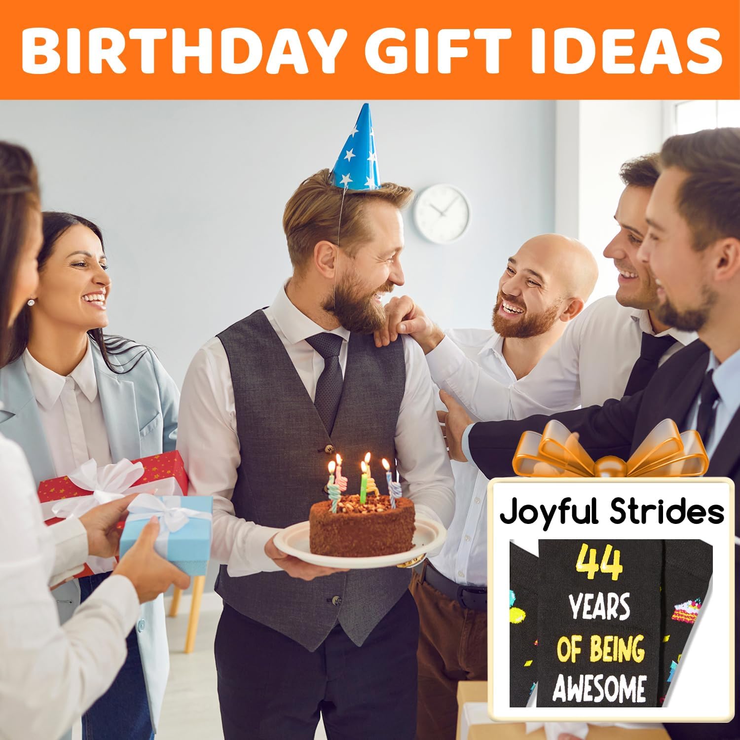 Zmart Birthday Gifts for Men - Women Bday Socks for 41 45 50 Year Old Him, 50th Bday Gift - Image 6