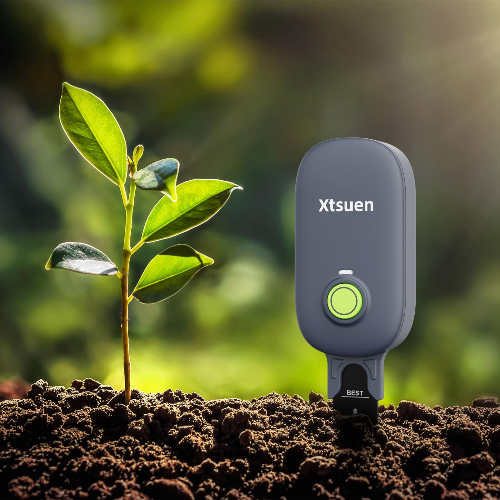 Humidimètre pour Plantes,Appareil de Mesure du Sol,Capteur d'humidité du Sol sans Fil Bluetooth,Humidimètre de Sol 2 en 1,Jardin Gazon Plantes en Pots Soins