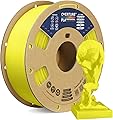 OVERTURE PLA Plus (PLA+) Filament Imprimante 3D 1.75mm, Ténacité Professionnelle, Pro 1kg (2.2lbs), Précision Dimensionnelle +/- 0,02mm (Highlight Jaune)