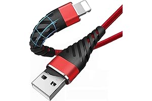 iPhone 6 Plus Lightning Cable 6ft [Apple MFi-Certified] - 2-Pack