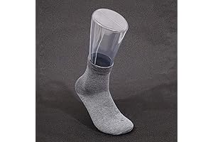 Male Anatomy Clear Mannequin Foot - with Convenient Magnetic Base