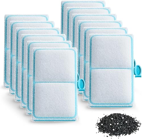 Miniatura 9 de Pawfly Cartucho de filtro para Top Fin EF-S Element y BF5 BETTAFLO, cartucho de filtro EF-S de repuesto para pecera (paquete de 3)